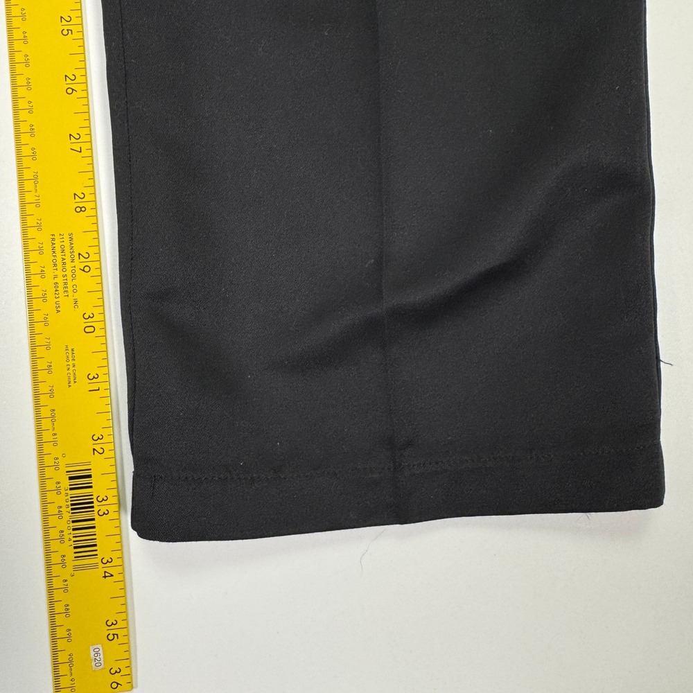 Tommy Hilfiger Mens 38x34 Fit 36x34 Black Pleated Chino Dress Pants Classic Fit - Picture 6 of 14
